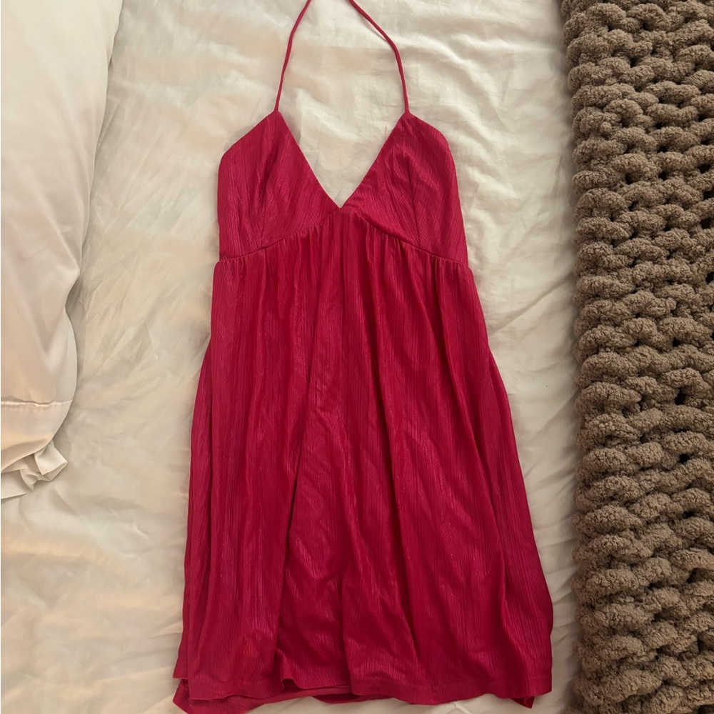 Superdown Vibrant Pink Mini Dress - Picture 3 of 3